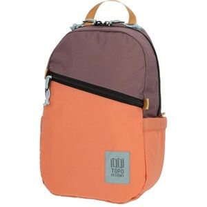 Topo Designs Brown and Orange Backpack with Modern Design